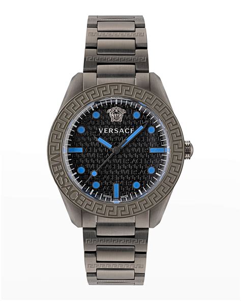 versace men's greca watch|Versace greca dome.